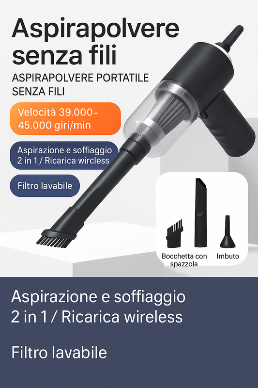 Aspirapolvere Portatile